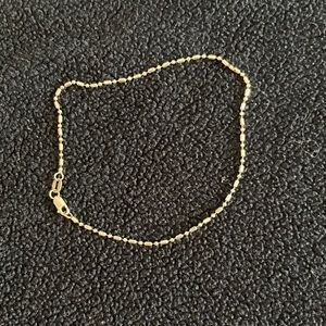 14K White Gold Ankle Bracelet